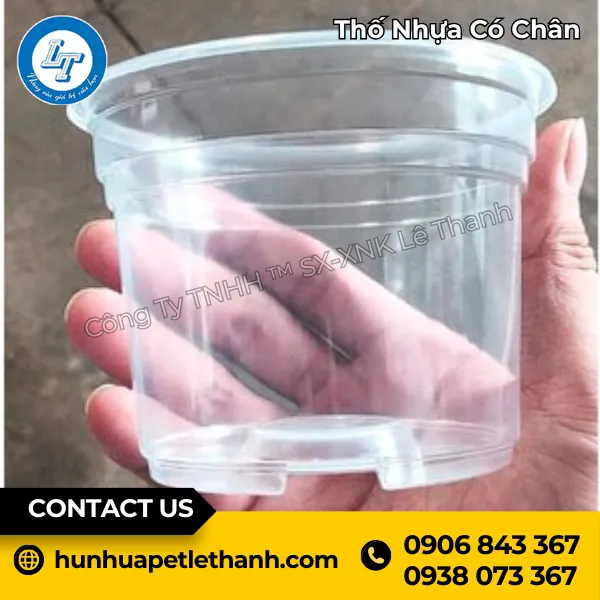 Thố Nhựa Đựng Cháo Có Chân
