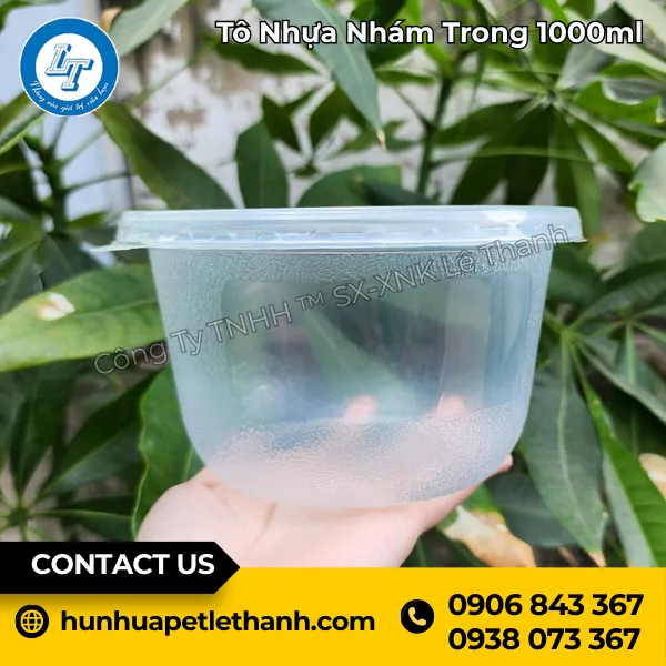 Tô Nhựa Nhám Trong