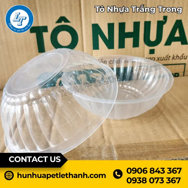 Tô Nhựa Trong Dùng 1 Lần