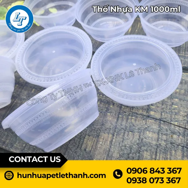 Thố Nhựa KM 1000ml