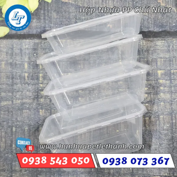 HỘP NHỰA PP CHỮ NHẬT