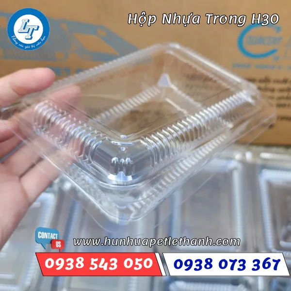 HỘP NHỰA TRONG H30