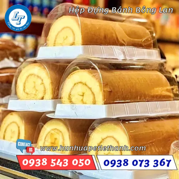 HỘP NHỰA ĐỰNG BÁNH BÔNG LAN