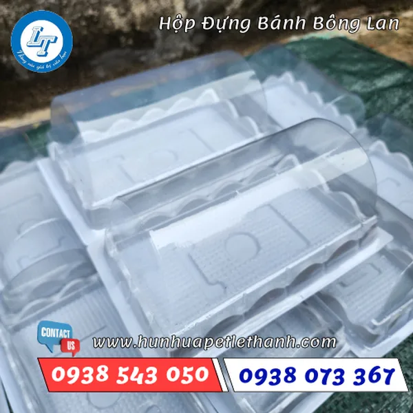 HỘP NHỰA ĐỰNG BÁNH BÔNG LAN