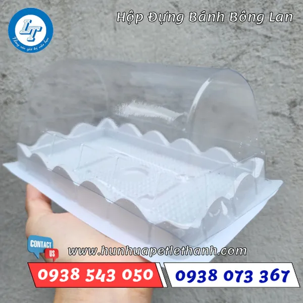 HỘP NHỰA ĐỰNG BÁNH BÔNG LAN