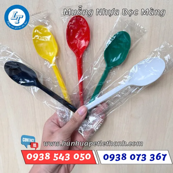 MUỖNG NHỰA BỌC MÀNG