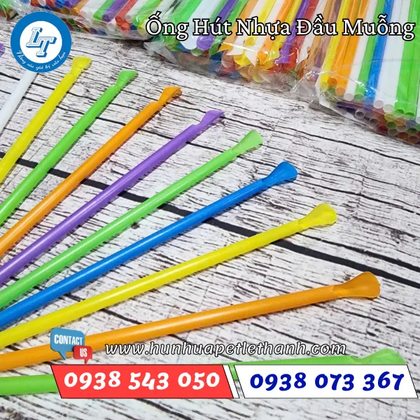 ỐNG HÚT NHỰA ĐẦU MUỖNG