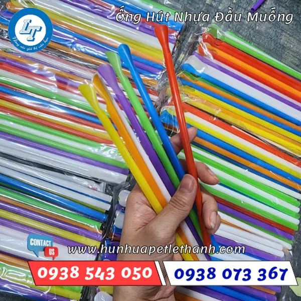 ỐNG HÚT NHỰA ĐẦU MUỖNG