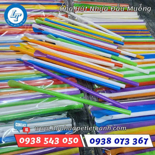 ỐNG HÚT NHỰA ĐẦU MUỖNG