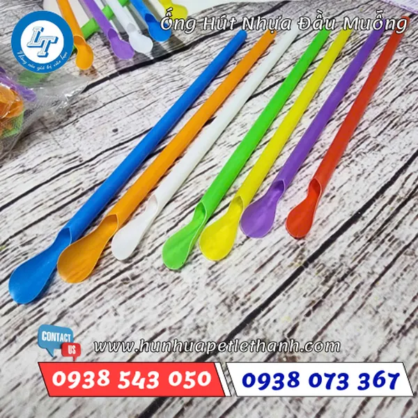 ỐNG HÚT NHỰA ĐẦU MUỖNG