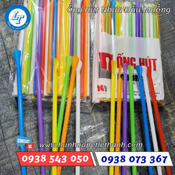 ỐNG HÚT NHỰA ĐẦU MUỖNG