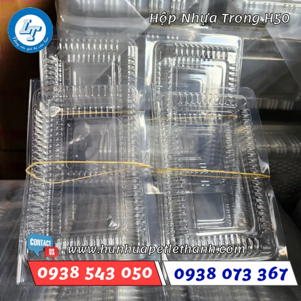 HỘP NHỰA TRONG H50