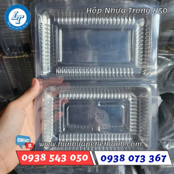 HỘP NHỰA TRONG H50