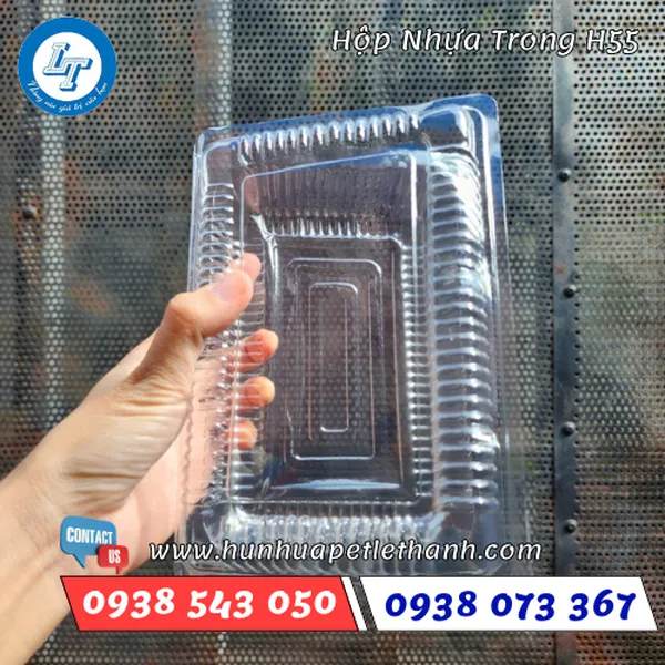 HỘP NHỰA TRONG H55