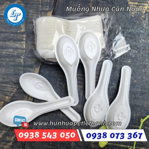 MUỖNG NHỰA CÁN NGẮN, ĂN CANH