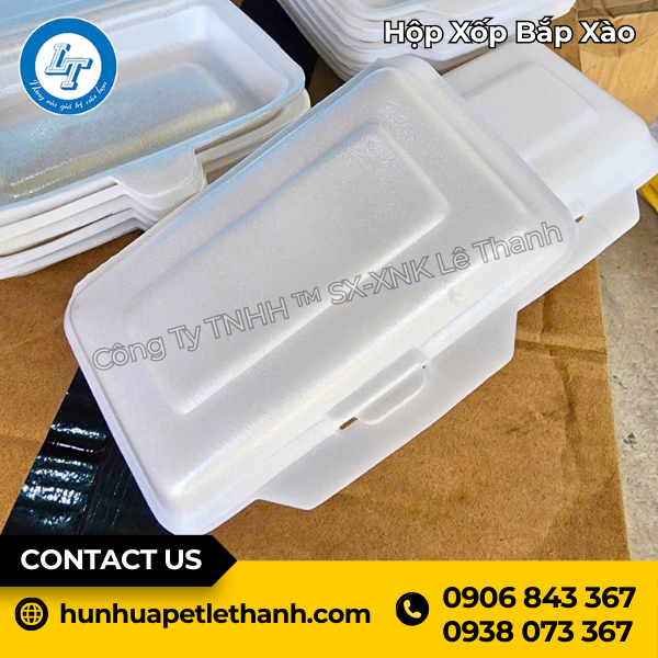 Hộp Xốp Bắp Xào