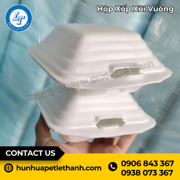 Hộp Xốp Xôi Vuông