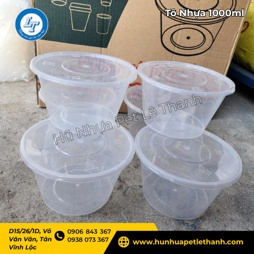 tô nhựa 1000ml bán quán bún, phở giá sỉ cực tốt 2 tô nhựa 1000ml bán quán bún, phở giá sỉ cực tốt 2
