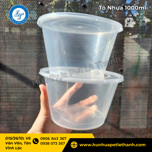 tô nhựa 1000ml bán quán bún, phở giá sỉ cực tốt 4 tô nhựa 1000ml bán quán bún, phở giá sỉ cực tốt 4