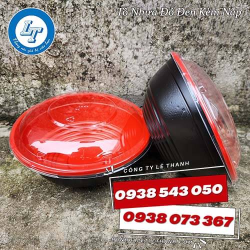 >>tô nhựa ngoài đen trong đỏ 850ml<< >>tô nhựa ngoài đen trong đỏ 850ml<<