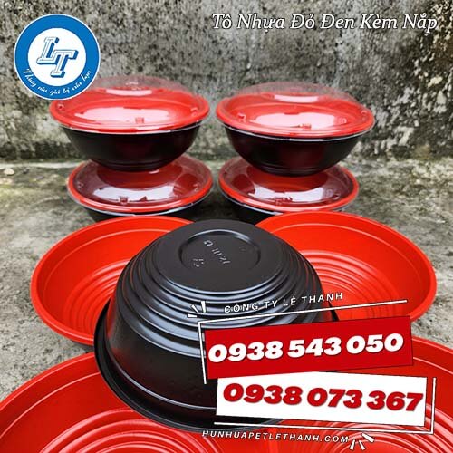 >>tô nhựa ngoài đen trong đỏ 850ml<< 1 >>tô nhựa ngoài đen trong đỏ 850ml<< 1