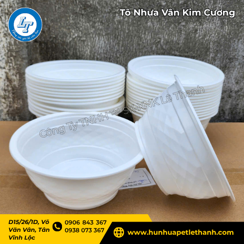 Đặt sỉ ngay tô nhựa kim cương đựng món nước, món khô 4 Đặt sỉ ngay tô nhựa kim cương đựng món nước, món khô 4