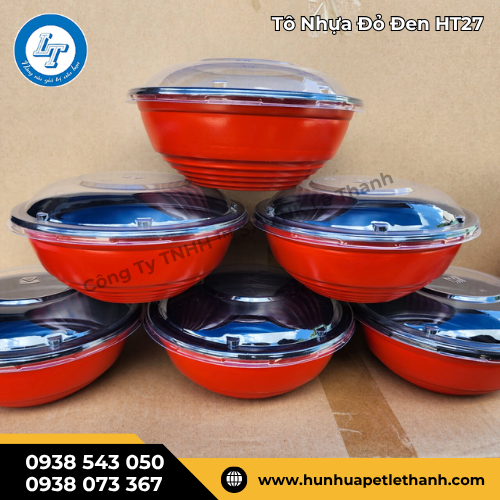 tô nhựa HT27 ngoài đỏ trong đen 5 tô nhựa HT27 ngoài đỏ trong đen 5
