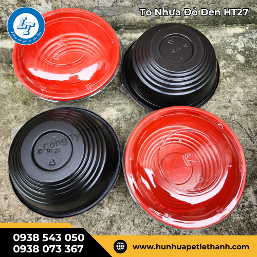 tô nhựa đỏ đen giá sỉ xuất xưởng giao nhanh 2 tô nhựa đỏ đen giá sỉ xuất xưởng giao nhanh 2