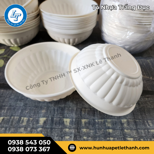 tô nhựa trắng đục không nắp giá sỉ 4 tô nhựa trắng đục không nắp giá sỉ 4