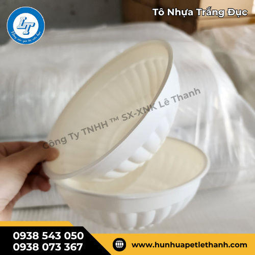 tô nhựa trắng đục không nắp giá sỉ 1 tô nhựa trắng đục không nắp giá sỉ 1