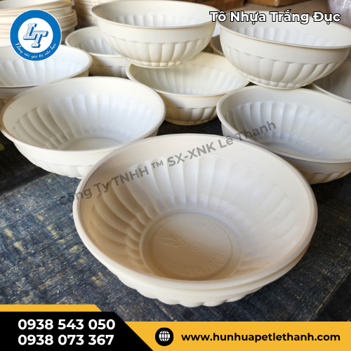 tô nhựa trắng đục không nắp giá sỉ 5 tô nhựa trắng đục không nắp giá sỉ 5