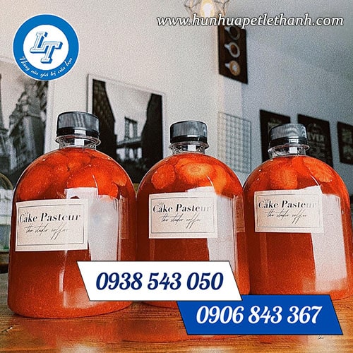 Xưởng bán chai nhựa PET tròn lùn giá sỉ Xưởng bán chai nhựa PET tròn lùn giá sỉ