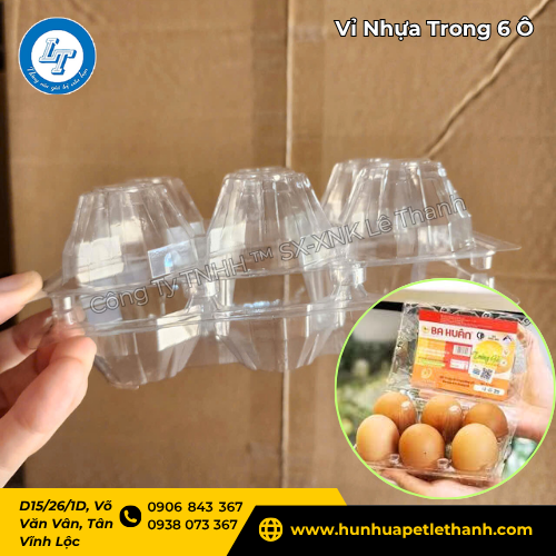 vỉ nhựa trong 6 ô giá rẻ – bao đẹp, bao chắc chắn 1 vỉ nhựa trong 6 ô giá rẻ – bao đẹp, bao chắc chắn 1