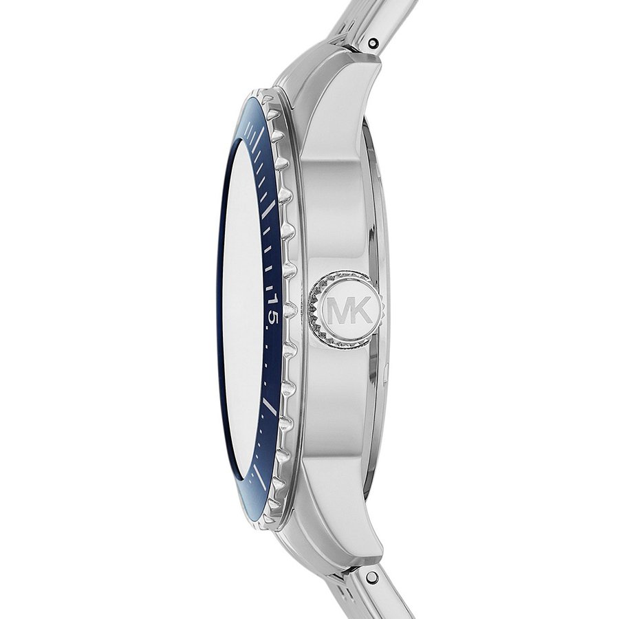 Đồng Hồ Michael Kors Nam MK7153 Oversized Cunningham Silver Tone Watch 44MM Silver Blue