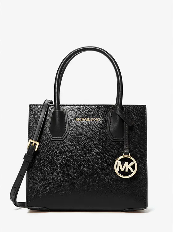 Túi xách Michael Kors nam đeo chéo hàng hiệu Cooper Messenger Leather Black  Bag