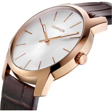 Đồng Hồ Calvin Klein Nam 43042206 City Brown Leather Watch