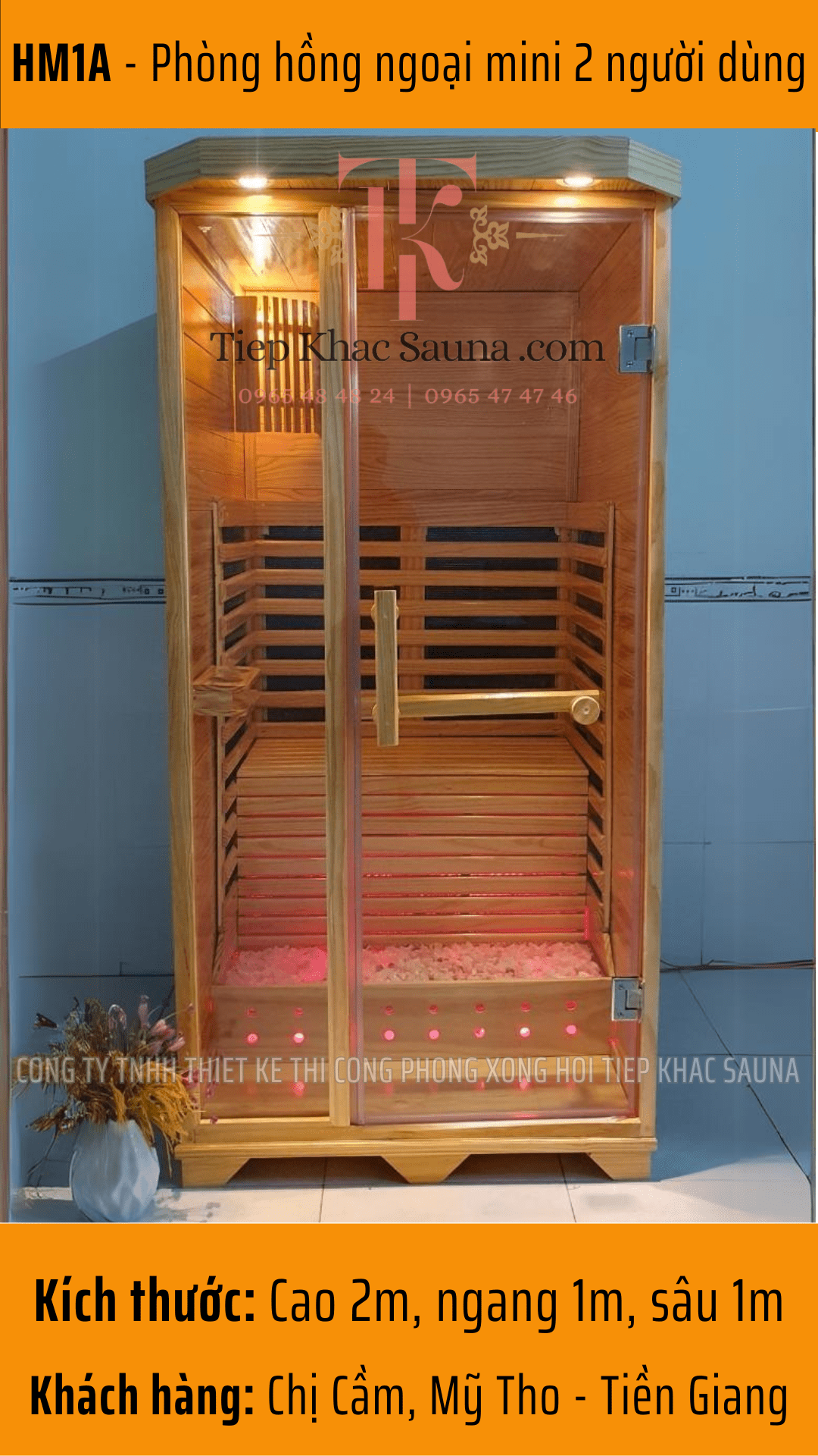 Phòng xông hơi hồng ngoại mini tại Tiệp Khắc Sauna