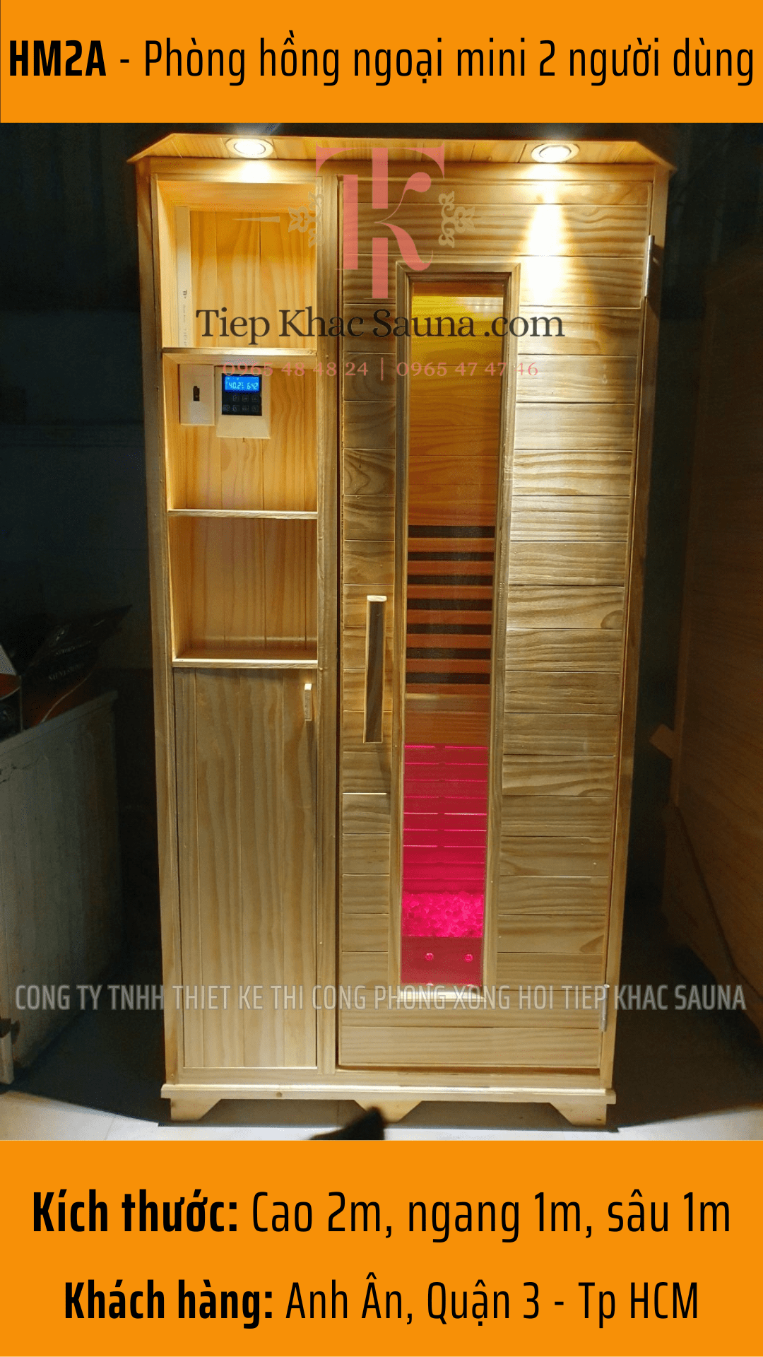 Phòng xông hơi hồng ngoại mini tại Tiệp Khắc Sauna