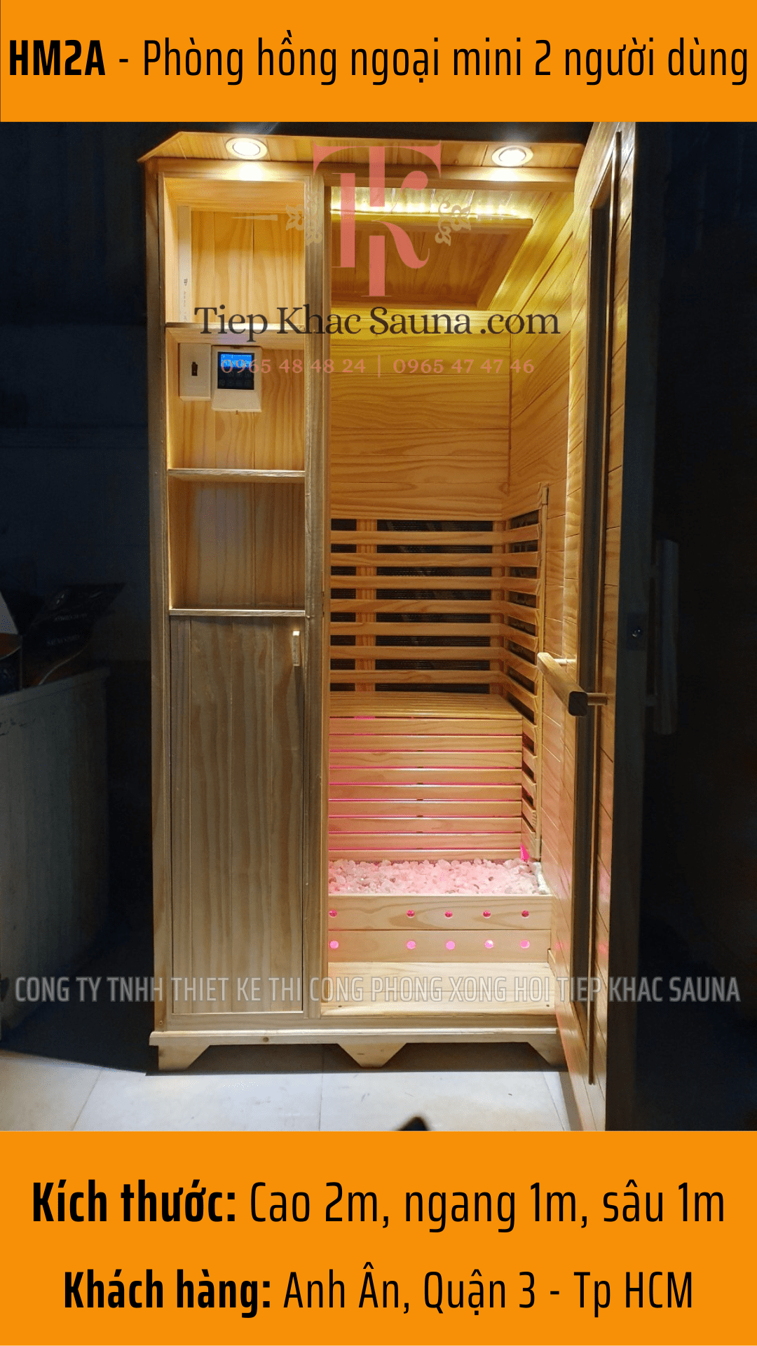 Phòng xông hơi hồng ngoại mini tại Tiệp Khắc Sauna