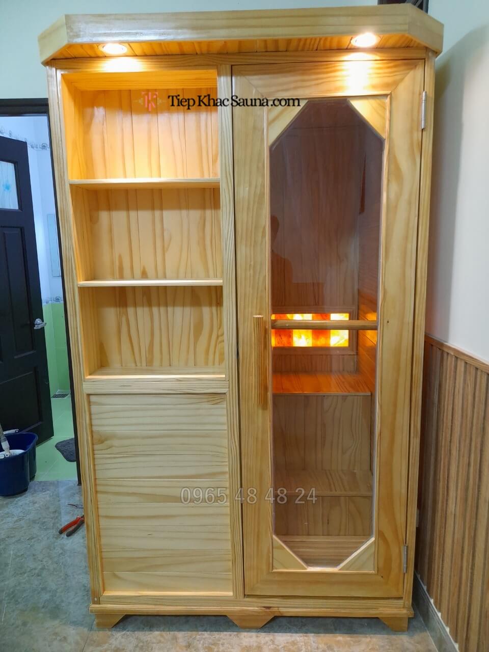 Phòng xông hơi khô, đá muối với nhiều kiểu dáng phù hợp với mọi gia đình