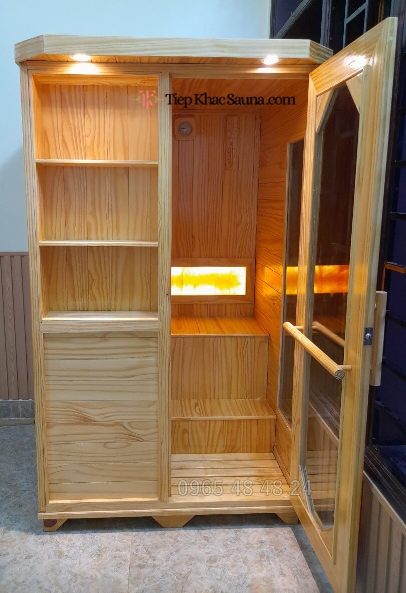 Phòng xông hơi khô, đá muối với nhiều kiểu dáng phù hợp với mọi gia đình
