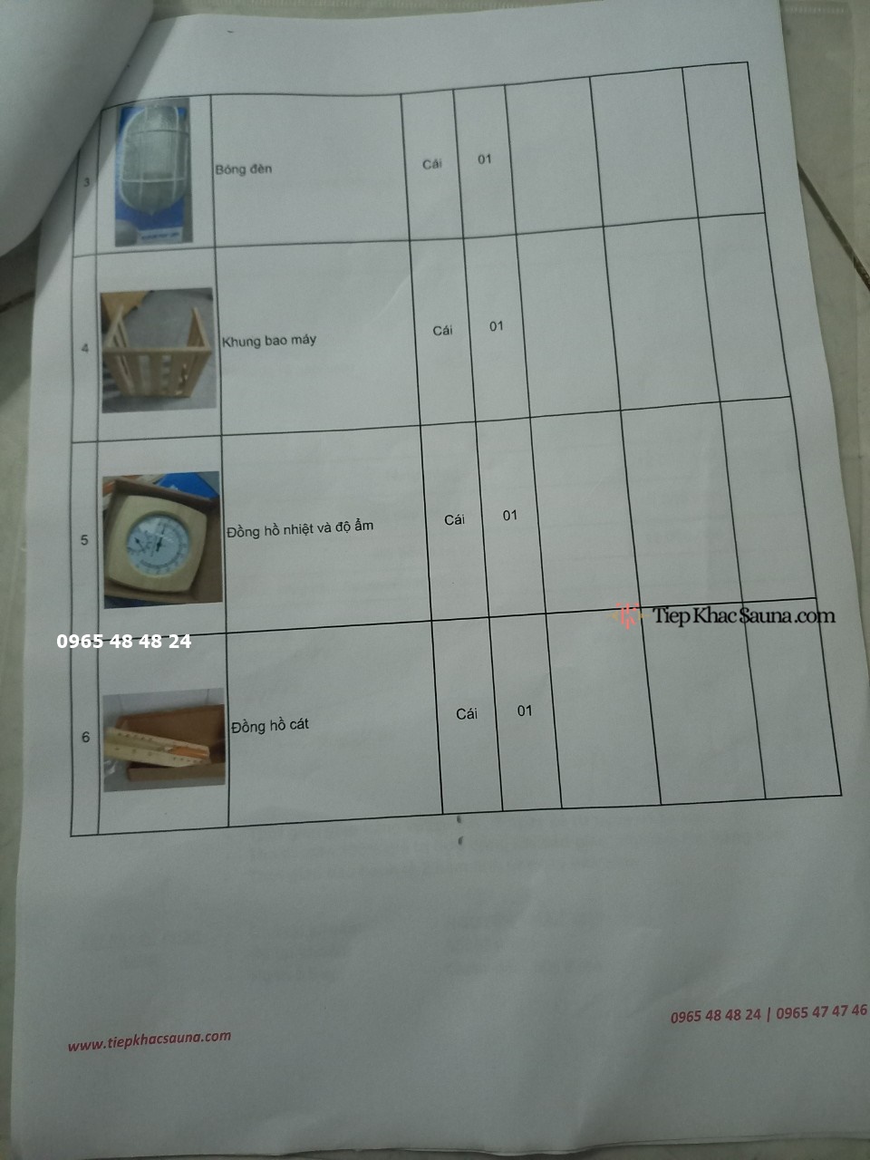 Hợp đồng phòng xông hơi khô cho gia đình khách hàng tại Bình Dương trang 2