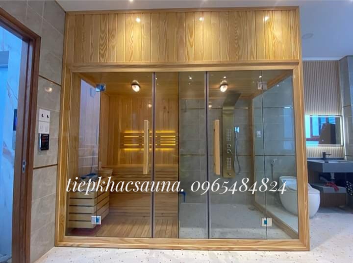 Tiệp Khắc Sauna nhận thiết kế, thi công trọn gói phòng xông hơi khô kết hợp ướt cho gia đình