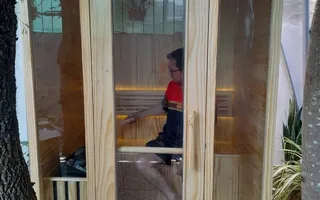 Phòng xông hơi khô tại nhà ngang 1m2, sâu 1m2