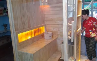 Phòng xông hơi khô tại nhà ngang 1m2, sâu 1m2