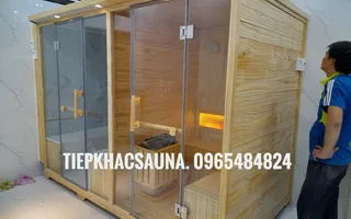 Phòng xông khô kết hợp ướt ngang 2.4m