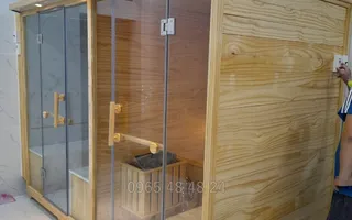 Phòng xông khô kết hợp ướt ngang 2.4m