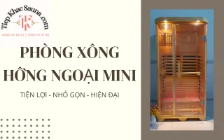 Phòng xông hơi hồng ngoại mini