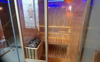 Phòng xông hơi mini, thông Mỹ cao cấp, ngang 1m