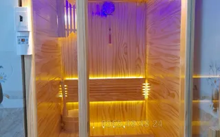 Phòng xông hơi mini, thông Mỹ cao cấp, ngang 1m